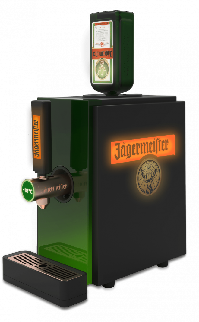 Jäger mašina na baru až 3x* zvýší prodeje